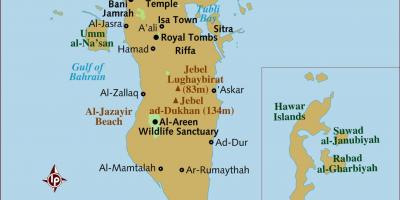Al Bahrain mapě