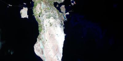 Mapa Bahrajnu satelitní
