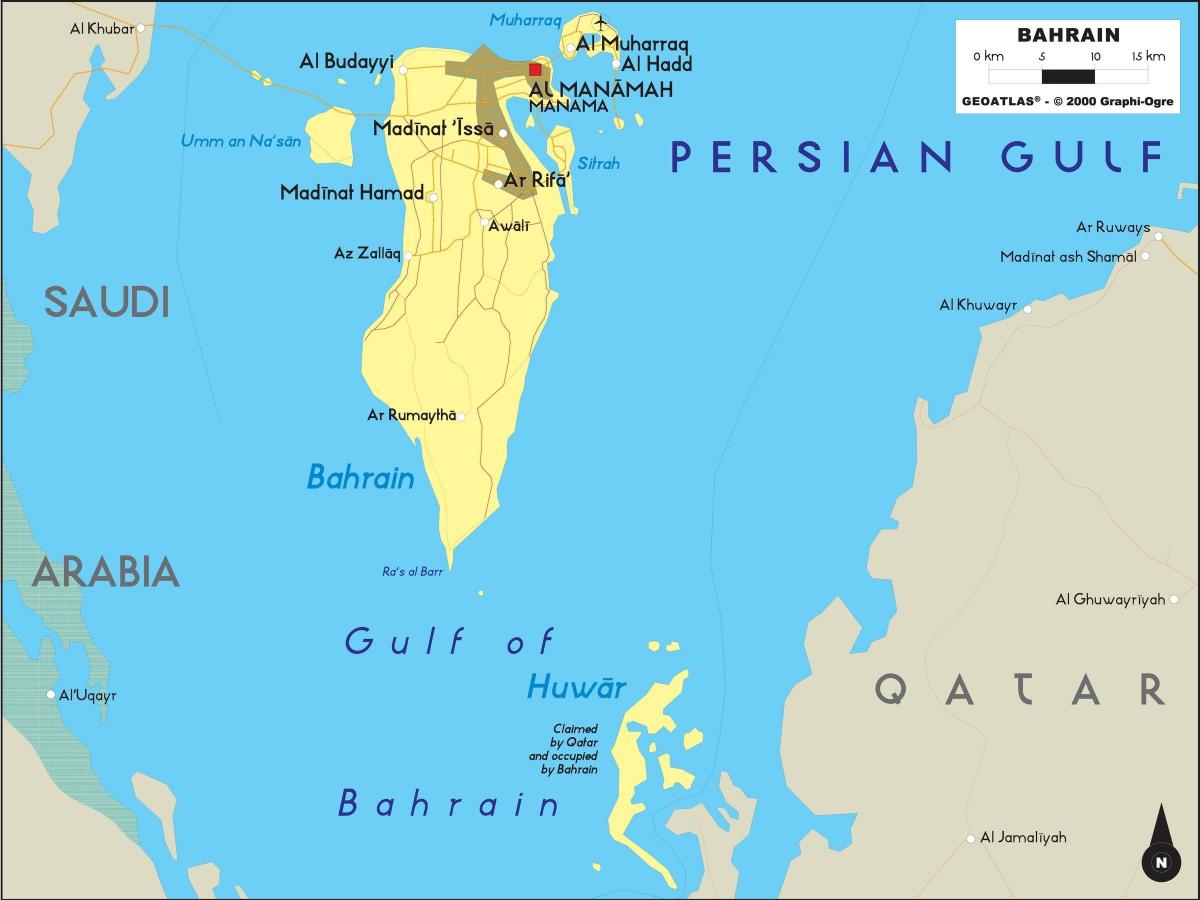 mapa Bahrajnu offline