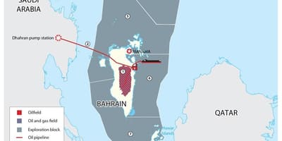 Mapa Bahrajnu bloky
