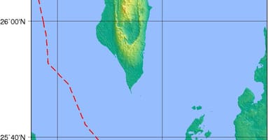 Mapa Bahrajnu fyzické
