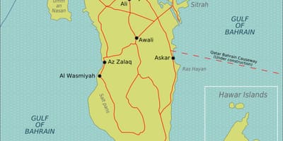 Bahrain mezinárodní letiště parkoviště mapě