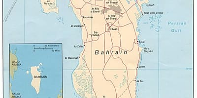Mapa exhibition road Bahrajnu